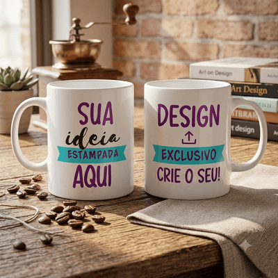 Caneca branca personalizada
