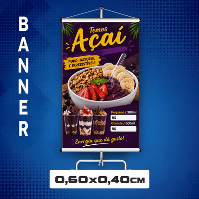 BANNER PERSONALIZADO 0,60X0,40CM