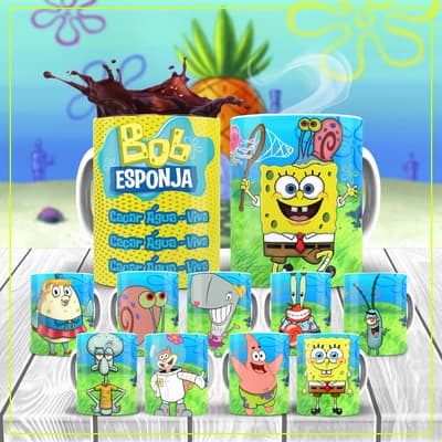 CANECA BOB ESPONJA