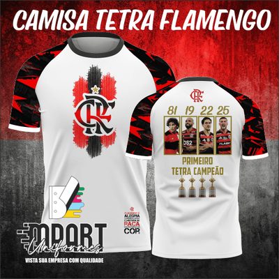 CAMISA FLAMENGO TETRA LIBERTADORES