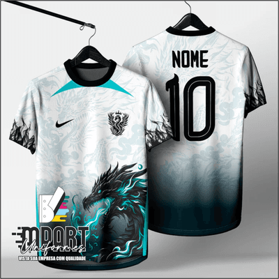 CAMISA INTERCLASSE DRAGÃO CIANO