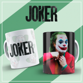 Coleção Canecas Joker Porcelana Classe AAA 325ml impressão Digital Sublimação  